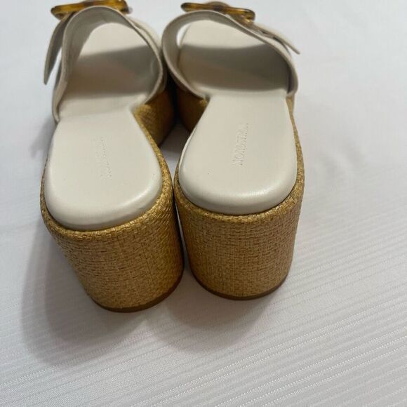 Nordstrom Courtney White Platform Heels Size 7M New - Picture 4 of 10